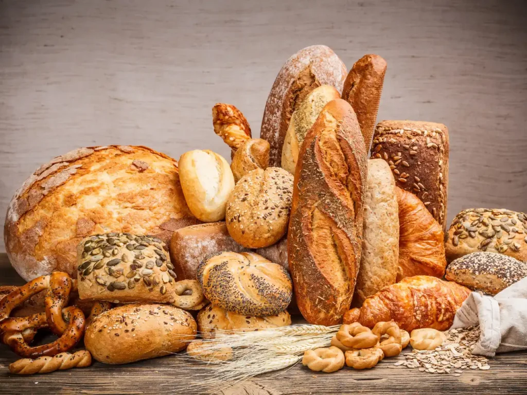 Assorted fresh breads from Asiri Bakers in Sri Lanka