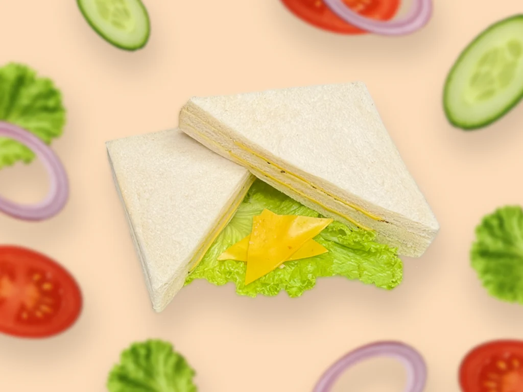 Fresh cheese sandwich with melted cheese and fresh bread from Asiri Bake House.